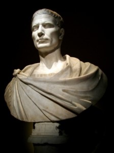 Marble bust of Julius Caesar